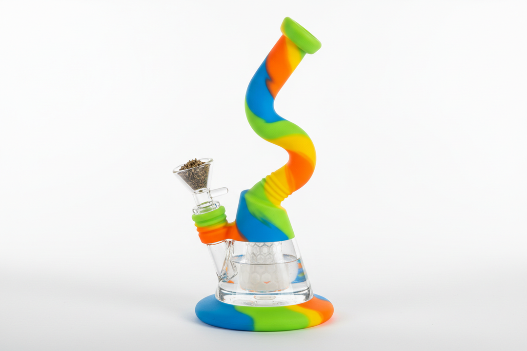Silicone water bong