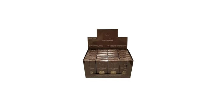 Stack of brown boxes on a white background